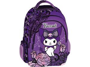 Τσάντα πλάτης 3 θέσεων Graffiti Purple Kuromi