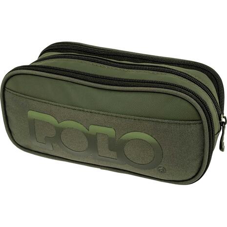 Κασετίνα οβάλ 3 θέσεων Polo Cryptic Khaki - Χακί