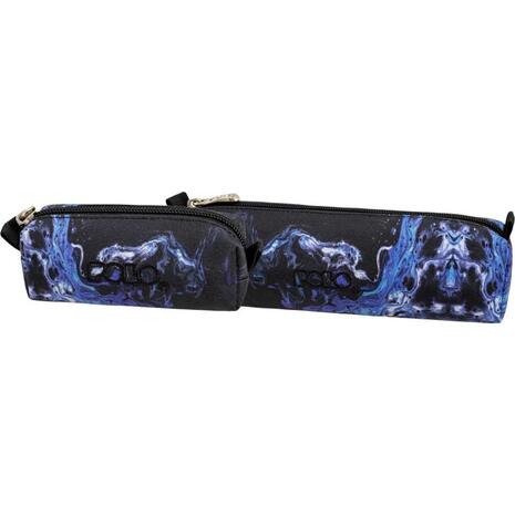 Κασετίνα βαρελάκι Polo Shapes Black/Blue