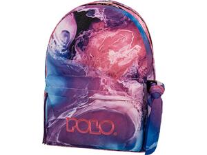 Tσάντα πλάτης 2+1 θέσεων Polo Original Double Scarf Shapes Purple/Pink
