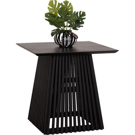 ΤΡΑΠΕΖΙ ΤΡΑΠΕΖΑΡΙΑΣ ΤΕΤΡΑΓΩΝΟ FRANTZ HM9458.02 MINDI ΞΥΛΟ ΜΑΥΡΟ 80x80x78Yεκ.