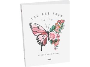 Κλασέρ σχολικό Next "Butterfly" με 2 κρίκους Υ32x26x4εκ.