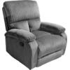 ΠΟΛΥΘΡΟΝΑ RELAX DIONI HM3296.11 ΓΚΡΙ ΡΙΓΕ ΥΦΑΣΜΑ 85x90x100Υεκ.
