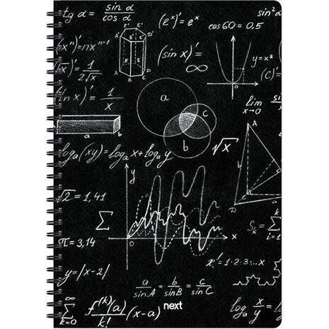 Τετράδιο σπιράλ 2 θεμάτων Next Trends Mathematics 70 φύλλα 21x29εκ.
