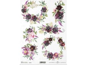 Ριζόχαρτο Decoupage "Flowers, bouquets" 21x29.7εκ. (ITD-R1751)