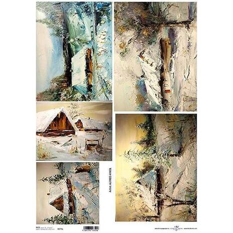 Ριζόχαρτο Decoupage "Painting" 42x29.7εκ. (ITD-R079L)