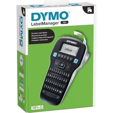 Ηλεκτρονικός ετικετογράφος Dymo Label Manager 160 με Ελληνικά Σύμβολα (2174612)