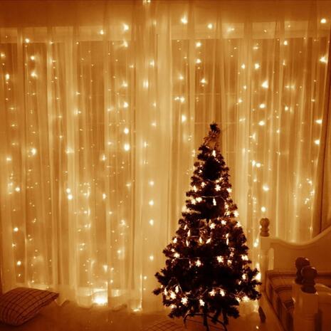 Χριστουγεννιατικά λαμπάκια κουρτίνα Delights 2x2m 300 led 31V θερμό λευκό