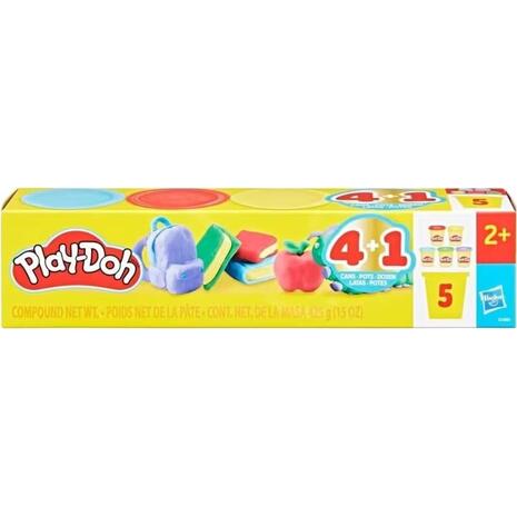 Πλαστελίνη Play-Doh Back To School (πακέτο 5 τεμαχίων)