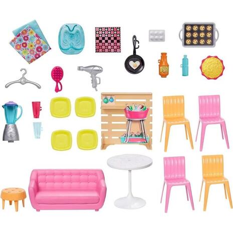Mattel Barbie Malibu House Ονειρεμένο Σπίτι FXG57