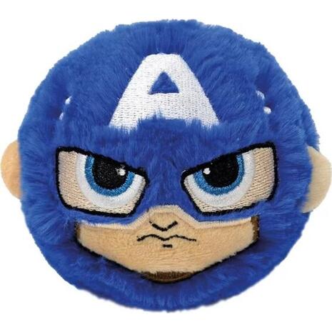 TY Beanie Bouncers Marvel Captain America Χνουδωτό Μπαλάκι που Αναπηδάει Μπλε