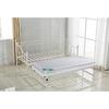 MARIN Set: Daybed (για στρώμα 90x190) + Βοηθητικό Κρεβάτι με Στρώμα 185x85 Μέταλλο Άσπρο (Ε8043,21)