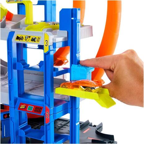 Hot Wheels City Mega Loop Γκαράζ Σετ Παιχνιδιού (JBM74)