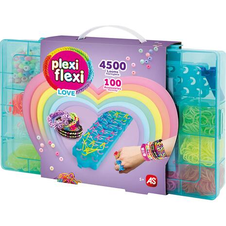 Plexi Flexi Love Θήκη με 4500 Λάστιχα & 100 Αξεσουάρ (1080-25575)