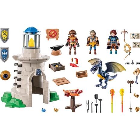Playmobil Novelmore Πύργος Ιπποτών Με Δράκο Και Σιδηρουργό (71483)