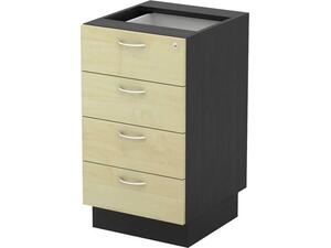 EXECUTIVE Συρταριέρα Επέκτασης Dark Grey - Beech (ΕΟ999Ε,1)