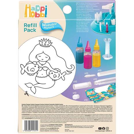 AS HappiHobby Σετ Μαρκαδόρων Refill Pack (1038-11031)