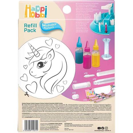 AS HappiHobby Σετ Μαρκαδόρων Refill Pack (1038-11031)