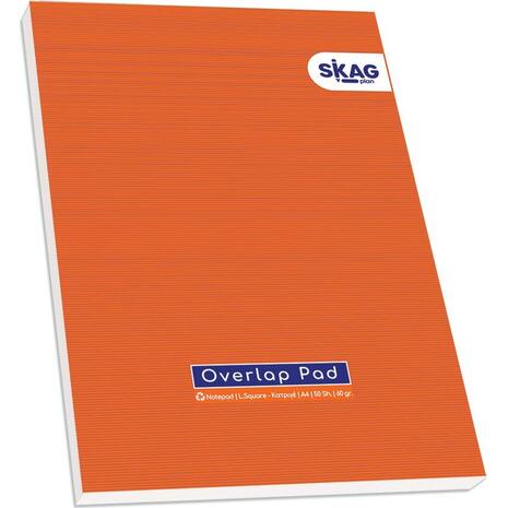 Μπλοκ γραφής Skag Overlap Pad κατριγέ Α4 50 φύλλων 60gr (145343)