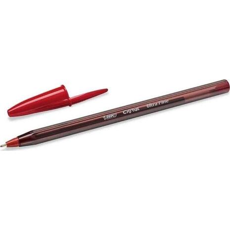Στυλό Bic Cristal Exact Ultra Fine 0.7mm Κόκκινο 992604 (Κόκκινο)