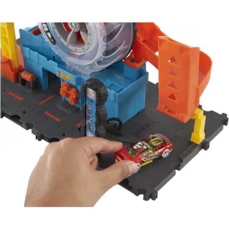 Mattel Mattel Hot Wheels Πίστα City Με Περιστρεφόμενες Ρόδες HDP02