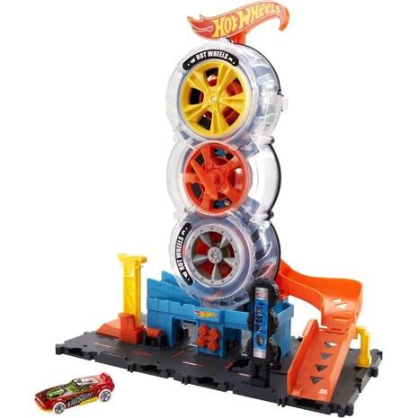 Mattel Mattel Hot Wheels Πίστα City Με Περιστρεφόμενες Ρόδες HDP02