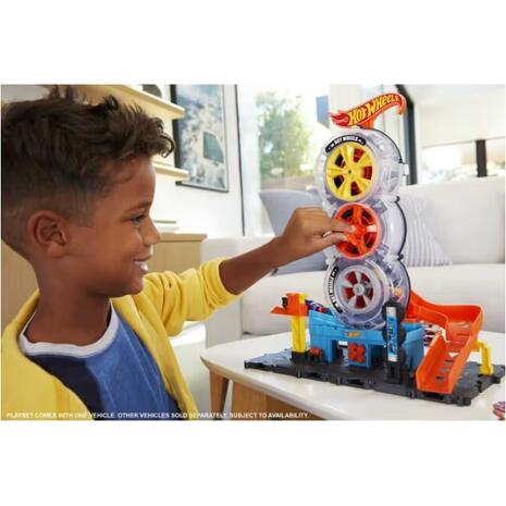Mattel Mattel Hot Wheels Πίστα City Με Περιστρεφόμενες Ρόδες HDP02