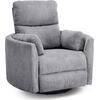 ΠΟΛΥΘΡΟΝΑ ΘΗΛΑΣΜΟΥ/RELAX VELMORA HM3300.01 ΓΚΡΙ ΚΟΤΛΕ ΥΦΑΣΜΑ 100x90x100Υεκ