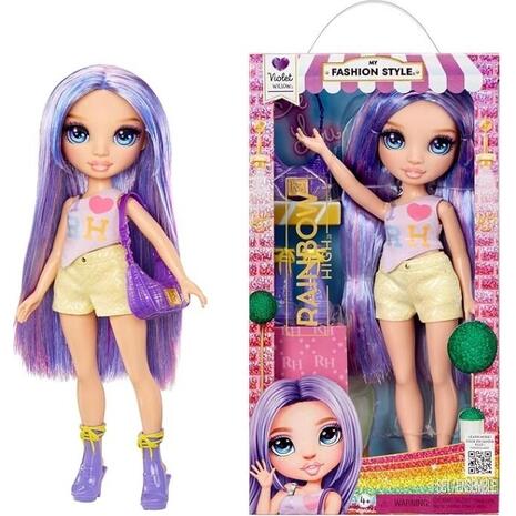 Κούκλα Rainbow High My Fashion Style - Violet (547563)