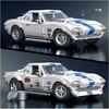 Mattel Brick Shop Hot Wheels Corvette Grand Sport Building Toy Kit (918 Pieces), For Collectors (JGR31)