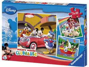 Παζλ Ravensburger Όλοι αγαπούν τον Μίκυ 3x49 τμχ