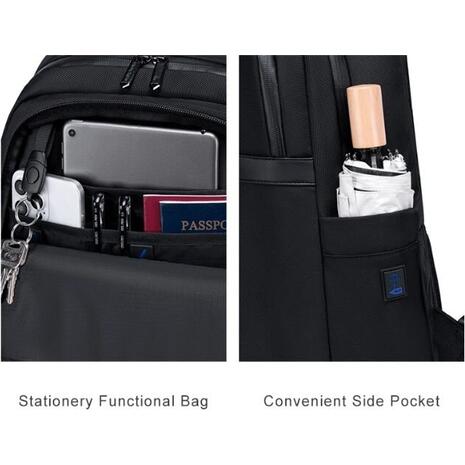 Τσάντα πλάτης Arctic Hunter B00670 με θήκη laptop 15.6", 15L, γκρι