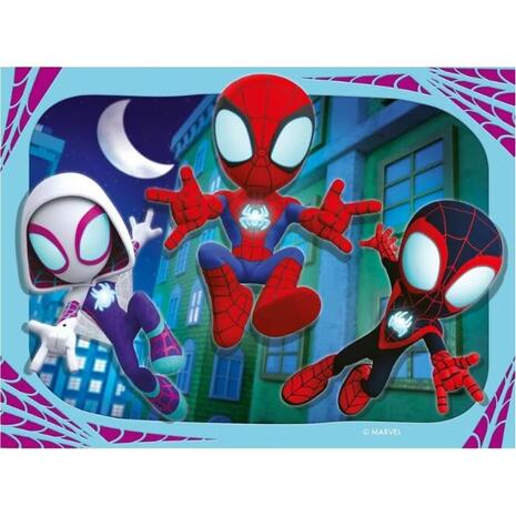 Ravensburger Παζλ 4 σε 1 Spidey & friends