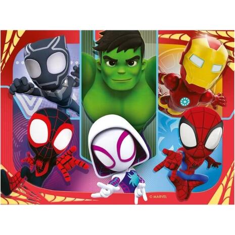 Ravensburger Παζλ 4 σε 1 Spidey & friends
