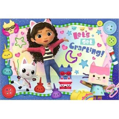Παζλ Ravensburger Gabby's Dollhouse – Πάμε στο πειρατικό πάρτι! 2x24 τεμαχίων