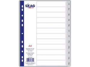 Διαχωριστικά Skag P.P. Λατινικό Ευρετήριο (JAN - DEC) Eco 281225