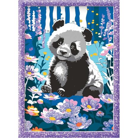 Happihobbi Paint And Frame Paint By Numbers Dreamy Panda (1036-41028)