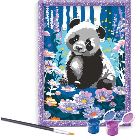 Happihobbi Paint And Frame Paint By Numbers Dreamy Panda (1036-41028)