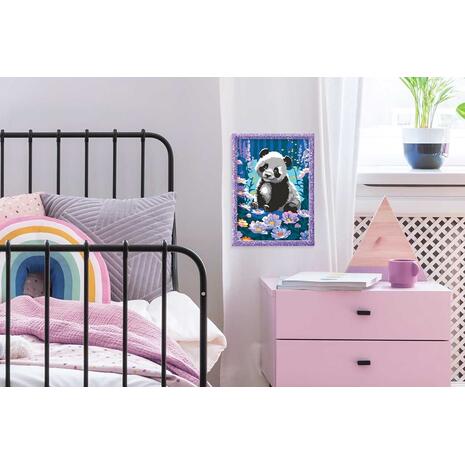Happihobbi Paint And Frame Paint By Numbers Dreamy Panda (1036-41028)