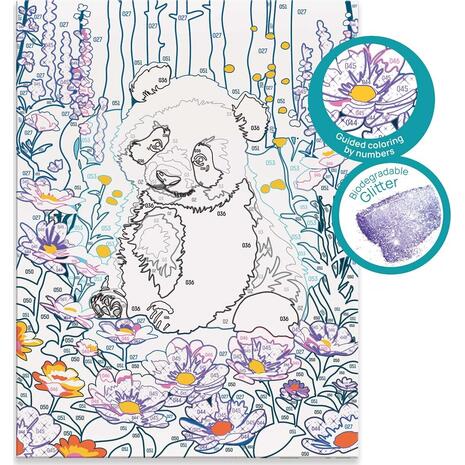 Happihobbi Paint And Frame Paint By Numbers Dreamy Panda (1036-41028)