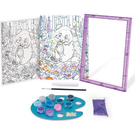 Happihobbi Paint And Frame Paint By Numbers Dreamy Panda (1036-41028)