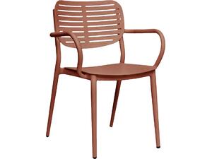 ΠΟΛΥΘΡΟΝΑ ΤΡΑΠΕΖΑΡΙΑΣ HILLIARD HM6644.08 ΑΛΟΥΜΙΝΙΟ ΣΕ TERRACOTTA 58x52x78Υεκ