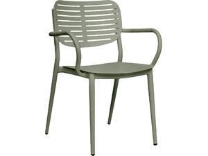 ΠΟΛΥΘΡΟΝΑ ΤΡΑΠΕΖΑΡΙΑΣ HILLIARD HM6644.07 ΑΛΟΥΜΙΝΙΟ ΣΕ OLIVE GREEN 58x52x78Υεκ