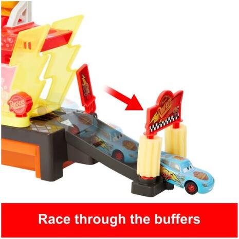 Mattel Disney Cars Cars Πλυντήριο Χρωμοκεραυνών Disney Pixar Cars Σετ Παιχνιδιών (JBM70)