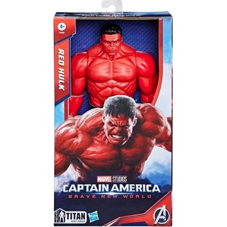 Φιγούρα Hasbro Marvel Avengers Captain America Brave New World, Titan Hero Series Deluxe Red Hulk (F9299)