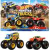 Hot wheels munster trucks οχήματα (συσκευασία 2 τεμαχίων)