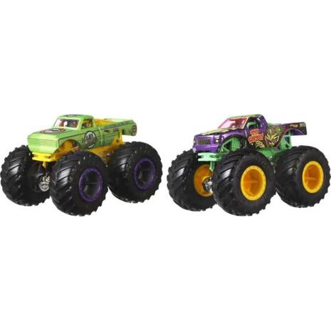 Hot wheels munster trucks οχήματα (συσκευασία 2 τεμαχίων)