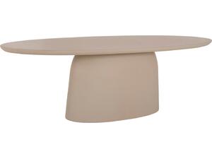 ΤΡΑΠΕΖΙ ΤΡΑΠΕΖΑΡΙΑΣ FIBER CEMENT ΟΒΑΛ BRECCAN HM6576.02 ΜΠΕΖ 200x100x75Υεκ.