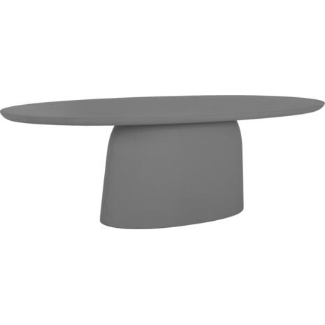 ΤΡΑΠΕΖΙ ΤΡΑΠΕΖΑΡΙΑΣ FIBER CEMENT ΟΒΑΛ BRECCAN HM6578.01 ΓΚΡΙ 160x100x75Υεκ