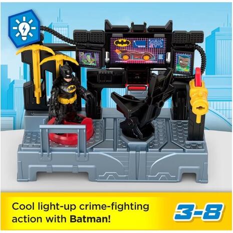 Mattel Fisher-Price Imaginext DC Super Friends Bat Command Center Κέντρο Ελέγχου (JFD93)